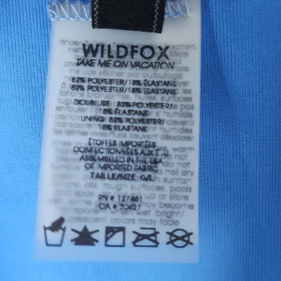 Wildfox Swim Third Eye One Piece Swimsuit Size Large - Picture 5 of 8